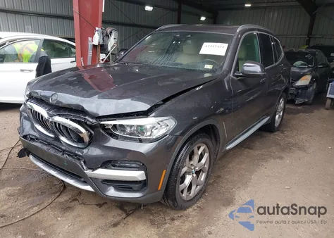 2021 BMW X3 Sdrive30I из США, поврежденный, VIN 5UXTY3C05M9H65825